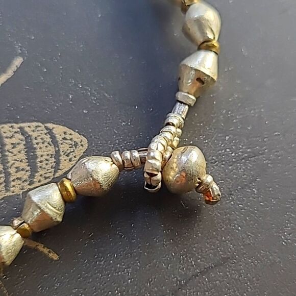 Hand Forged Sterling Silver Tribal Heriloom African Berber Necklace - Picture 3 of 4